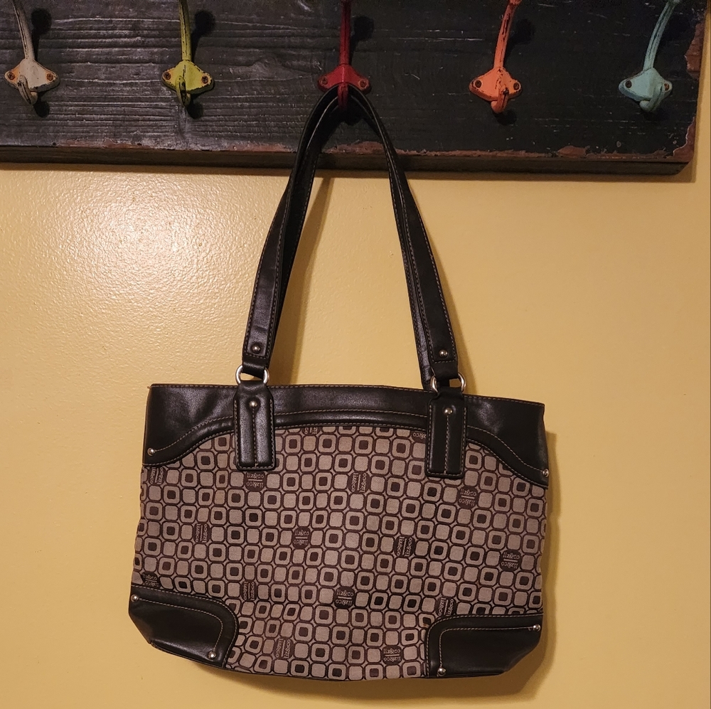 Liz&Co brown/black hand bag